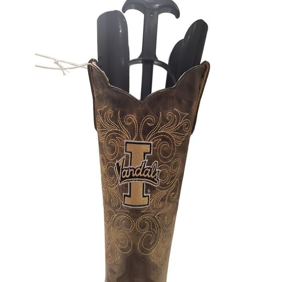 Idaho Vandals Gameday Embroidered Women's Western Cowgirl Boots Size 7.5B New - Picture 8 of 11